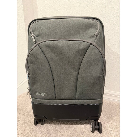 Ebags Mother Lode Convertible Carry-On Suitcase Expandable Wheels Graphite Gray main image 9